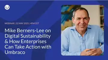 Sustainable Digital Solutions: What We Learned from Umbraco and Mike Berners-Lee